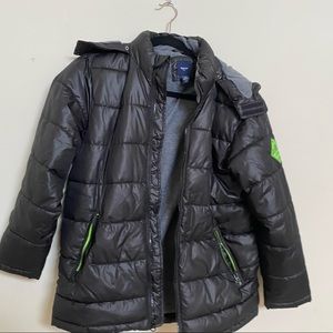 Black Gap Kids Winter Puffer Jacket Size XL